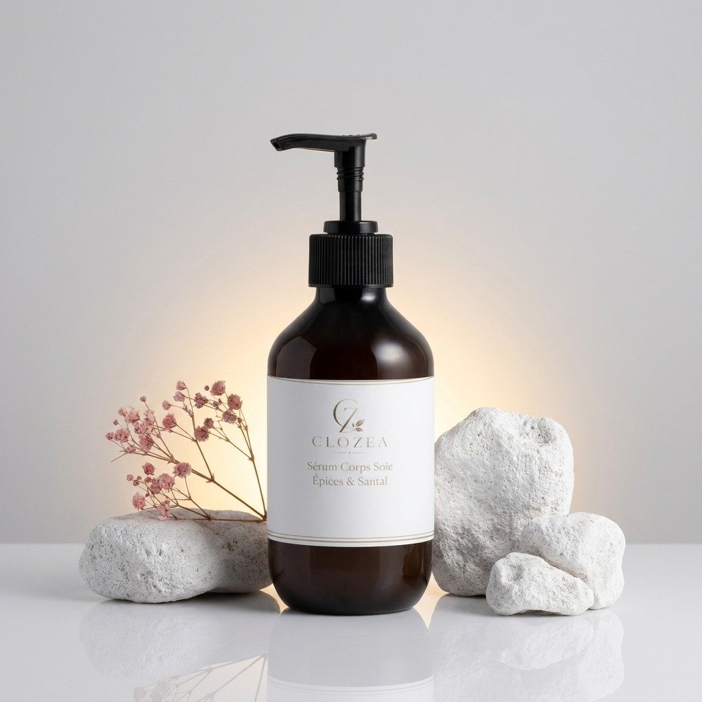 Seiden-Körperserum, Gewürze & Sandelholz